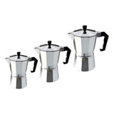 Maxbell 2pcs/set Home Bar Aluminum Coffee Moka Maker Pot Espresso Maker Moka Pot