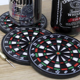 Maxbell 4pcs Mini Kitchen Table Mat Dart Board Cup Pad Coaster Placemat