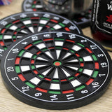 Maxbell 4pcs Mini Kitchen Table Mat Dart Board Cup Pad Coaster Placemat