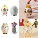 Maxbell 2pcs Exquisite Automatic Toothpick Holder Container Box Jar Kitchen Storage