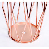 Maxbell Nordic Iron Flower Vase Decorative Flower Vase For Home Decor Champaign-S