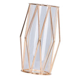 Maxbell Nordic Iron Flower Vase Decorative Flower Vase For Home Decor Champaign-S