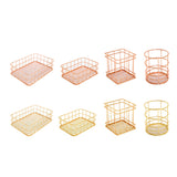 Maxbell Elegant Tabletop Organizer Makeup Kitchen Storage Basket Bin Box for Closet