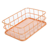 Maxbell Elegant Tabletop Organizer Makeup Kitchen Storage Basket Bin Box for Closet