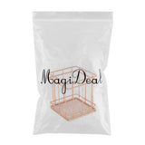 Maxbell Wire Storage Basket Bin Organizer Holder for Kithen Bathroom Rose Gold Cube