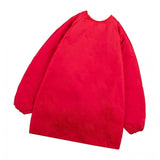 Maxbell Kids Apron Long Sleeve Waterproof Smock for Painting Drawing S/M/L Red S