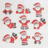 Maxbell 2 Pcs Santa Claus Printed Paper Roll Christmas Room Home Decor Novelty Gifts