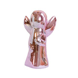 Maxbell Ceramic Fairy Angel Shaped Figurine Ornament Gift Home Decoration  Pink