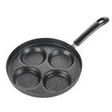 Aluminum 4 Cup Egg Frying Pan Non-stick Kitchen Cooking Pot Egg Fryer