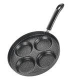 Aluminum 4 Cup Egg Frying Pan Non-stick Kitchen Cooking Pot Egg Fryer