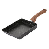 Maxbell Aluminum Non-stick Fry Pan Tamagoyaki Steak Skillet with Spatula