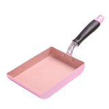 Maxbell Non-Stick 5"x7" Fry Pan Tamagoyaki Steak Skillet with 4.7" Silicone Turner