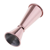 Maxbell Stainless Cocktail Jigger Wine Mixer Measuring Double Cup Bar Supplies Red