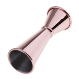 Maxbell Stainless Cocktail Jigger Wine Mixer Measuring Double Cup Bar Supplies Red