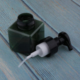 Maxbell 250ml Hand Soap Dispenser Bathroom Bottle Liquid Container Clear Dark Green