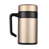 Maxbell 304 Stainless Steel Frosted Stainless Steel Vacuum Flask Cup Golden