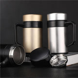 Maxbell 304 Stainless Steel Frosted Stainless Steel Vacuum Flask Cup Golden