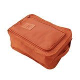Maxbell 2pcs Household / Travel Outdoor Shoes Pouch Storage Organizer Bag Box Orange