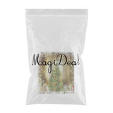 Maxbell Christmas Shower Curtain with Hooks Waterproof Bathroom Decor Trees