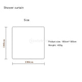 Maxbell Christmas Shower Curtain with Hooks Waterproof Bathroom Decor Snowman