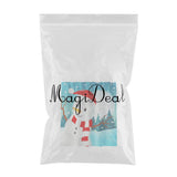 Maxbell Christmas Shower Curtain with Hooks Waterproof Bathroom Decor Snowman