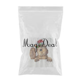 Maxbell Christmas Style  Bathroom Curtains with Hooks for Bathroom Decor Squirrel