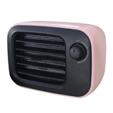 Maxbell Tabletop Fan Heater Portable Mini Space Heater Hand Warmer Student US Pink