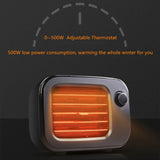 Maxbell Tabletop Fan Heater Portable Mini Space Heater Hand Warmer Student US Orange