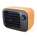 Maxbell Tabletop Fan Heater Portable Mini Space Heater Hand Warmer Student US Orange