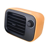 Maxbell Tabletop Fan Heater Portable Mini Space Heater Hand Warmer Student US Orange