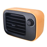 Maxbell Tabletop Fan Heater Portable Mini Space Heater Hand Warmer Student US Orange