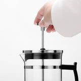 Maxbell Household Stainless Steel French Press Tea Coffee Maker Carafe 350ml 1-2Cup