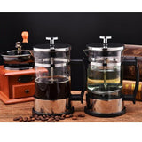 Maxbell Household Stainless Steel French Press Tea Coffee Maker Carafe 350ml 1-2Cup