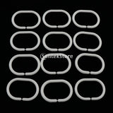 Maxbell Christmas Decor Shower Curtain w/ Hooks for Bathroom Xmas Home Decoration C