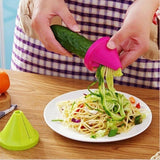 Maxbell Kitchen Trool Manual Vegetable Chopper Hand Pull Slicer Pepper Cutter Red