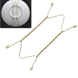 Maxbell 4 pcs Invisible Wall Hanging Plate Hook Hanger Dish Display Holder