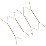 Maxbell 4 pcs Invisible Wall Hanging Plate Hook Hanger Dish Display Holder