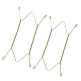 Maxbell 4 pcs Invisible Wall Hanging Plate Hook Hanger Dish Display Holder