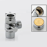 Brass T-adapter 3 Ways Valve For Diverter Bath Toilet Bidet Sprayer