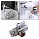 Brass T-adapter 3 Ways Valve For Diverter Bath Toilet Bidet Sprayer