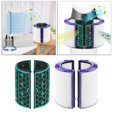 2Set Glass HEPA Filter & Activated Carbon Filter for Dyson HP04 HP05