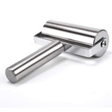 Pizza Pastry Baking Dough Roller Rolling Pin Stainless Steel 5.3 inch Roller
