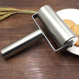 Pizza Pastry Baking Dough Roller Rolling Pin Stainless Steel 5.3 inch Roller