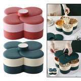 Maxbell 2x Petal Flower Candy Trays Creative Nuts Manager Box Storage