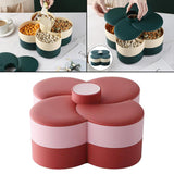 Maxbell 2x Petal Flower Candy Trays Creative Nuts Manager Box Storage