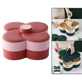 Maxbell 2x Petal Flower Candy Trays Creative Nuts Manager Box Storage