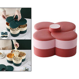 Maxbell 2x Petal Flower Candy Trays Creative Nuts Manager Box Storage