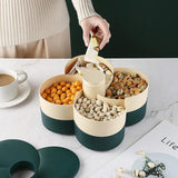 Maxbell 2x Petal Flower Candy Trays Creative Nuts Manager Box Storage