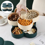 Maxbell 2x Petal Flower Candy Trays Creative Nuts Manager Box Storage