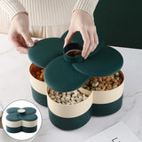 Maxbell 2x Petal Flower Candy Trays Creative Nuts Manager Box Storage